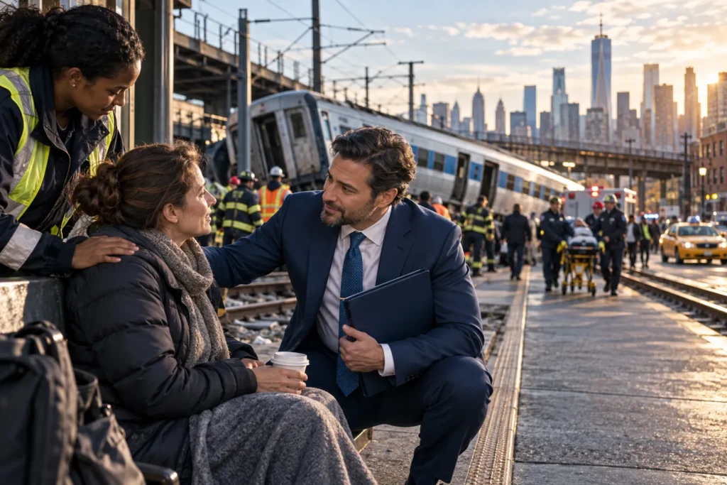 train derailment lawyer Amtrak LIRR MetroNorth