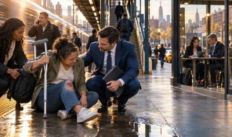 LIRR Train Station Trip and Fall Lawyer: Your Rights After a Fall at an MTA Station
