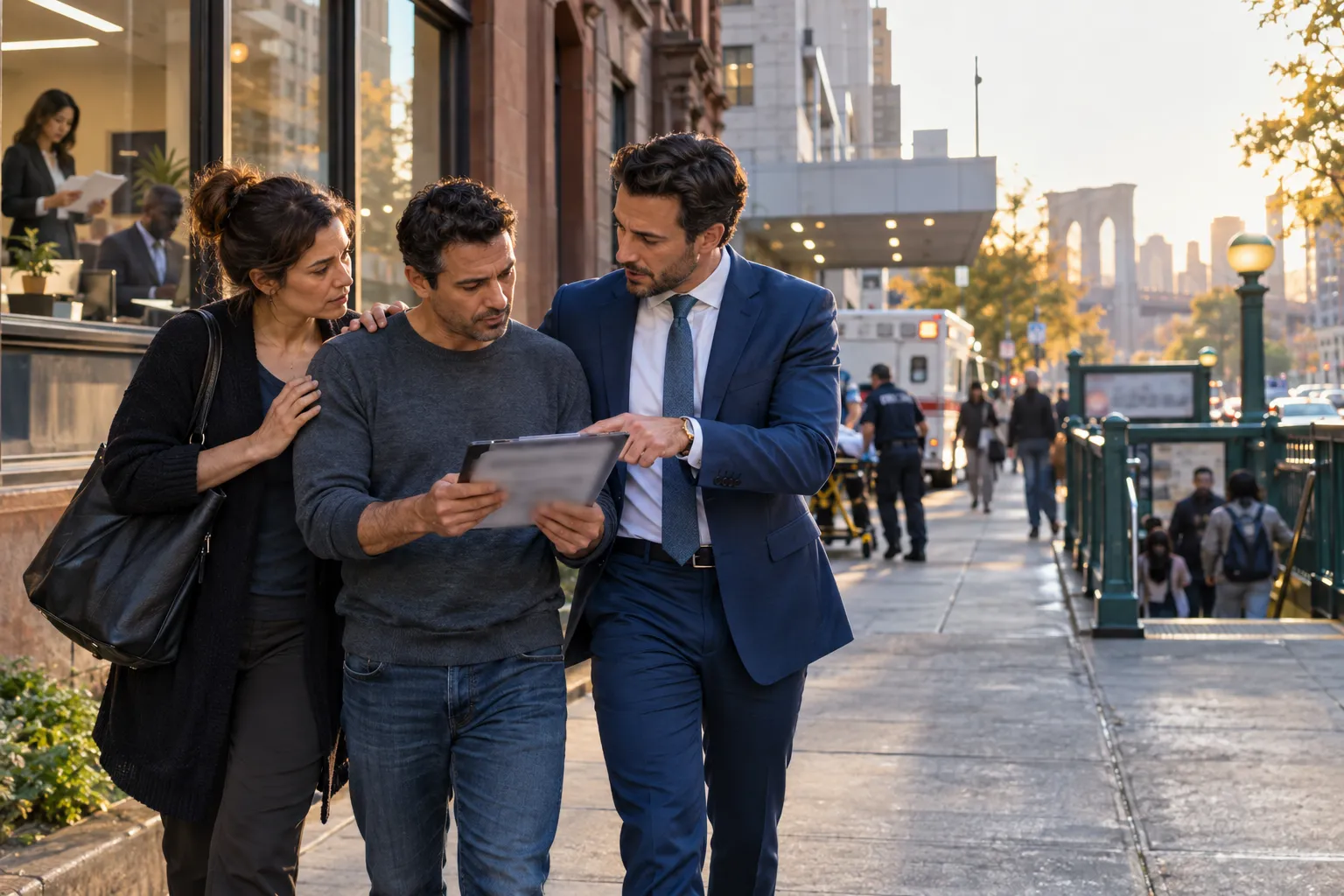 New York personal injury lawyer offering trusted support during client consultation