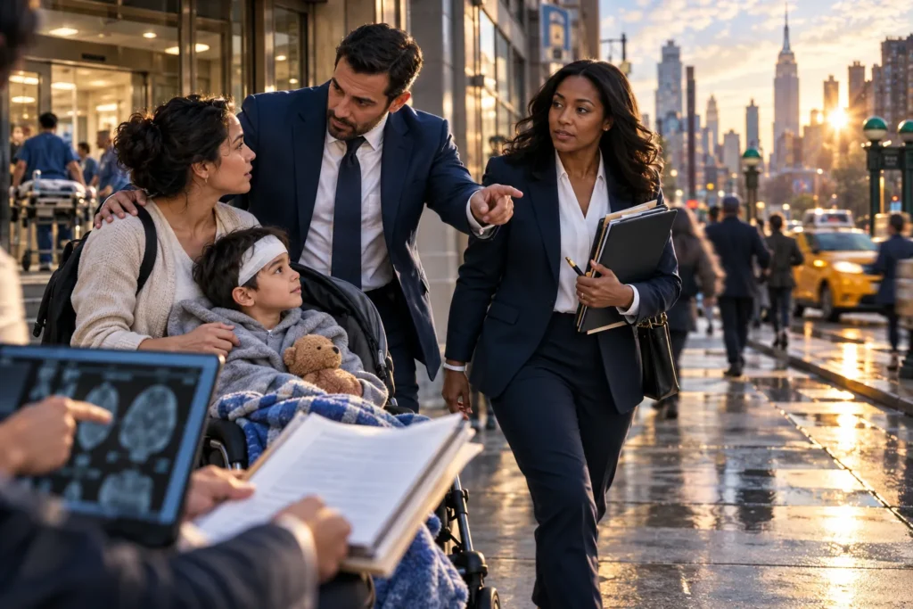 Top NYC attorneys for child brain injury claims