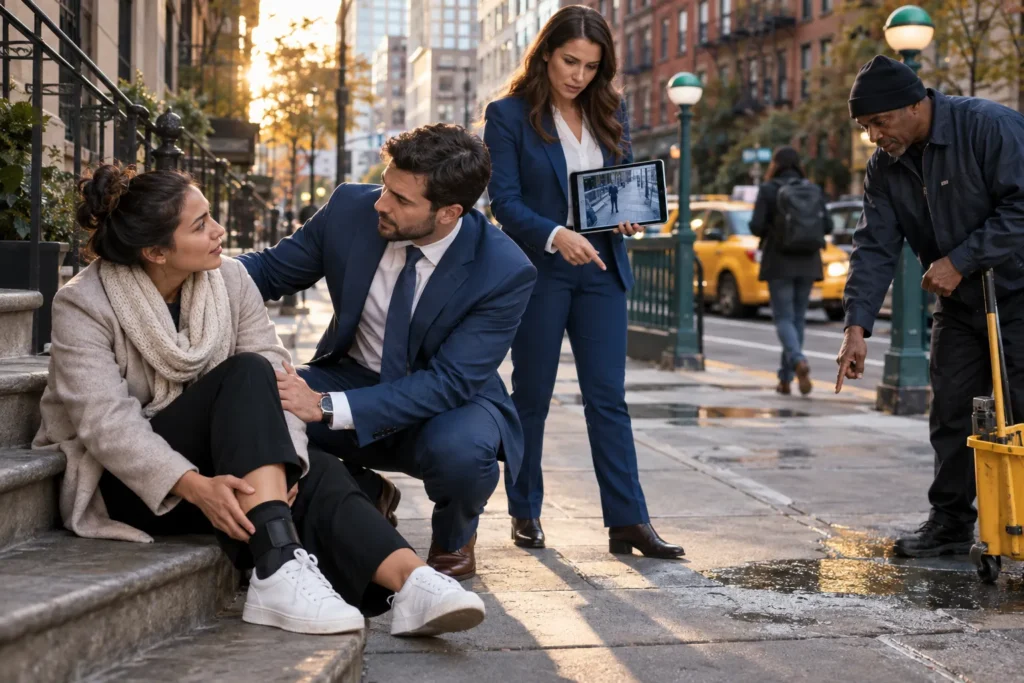 transient condition slip and fall lawyer