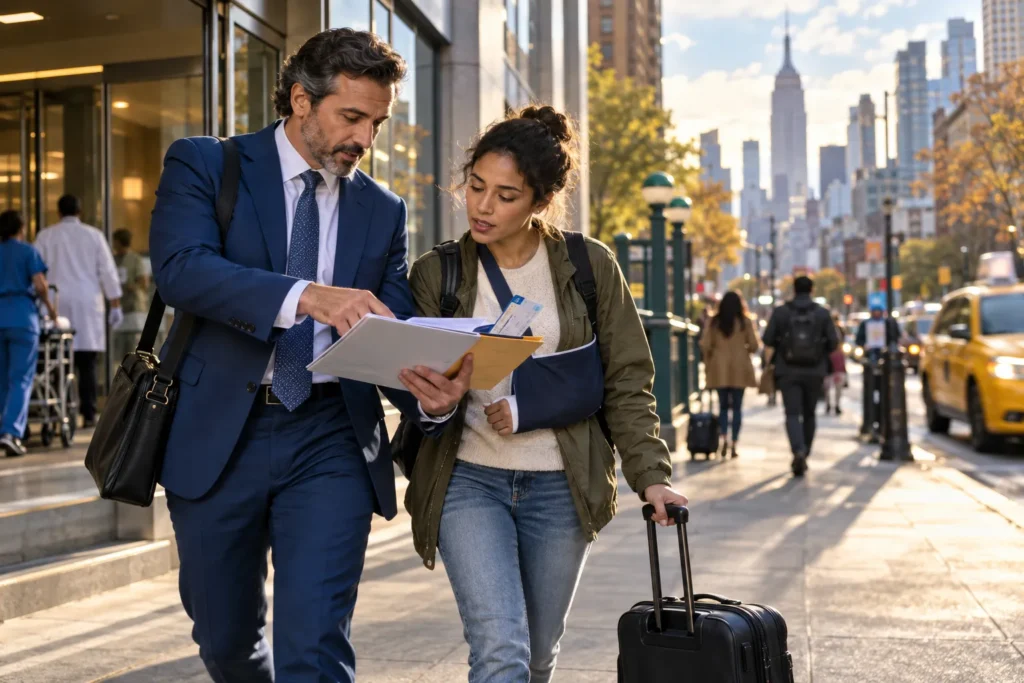 travel insurance injury claim lawyer