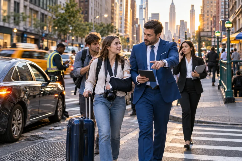Uber accident lawyer for tourists NYC