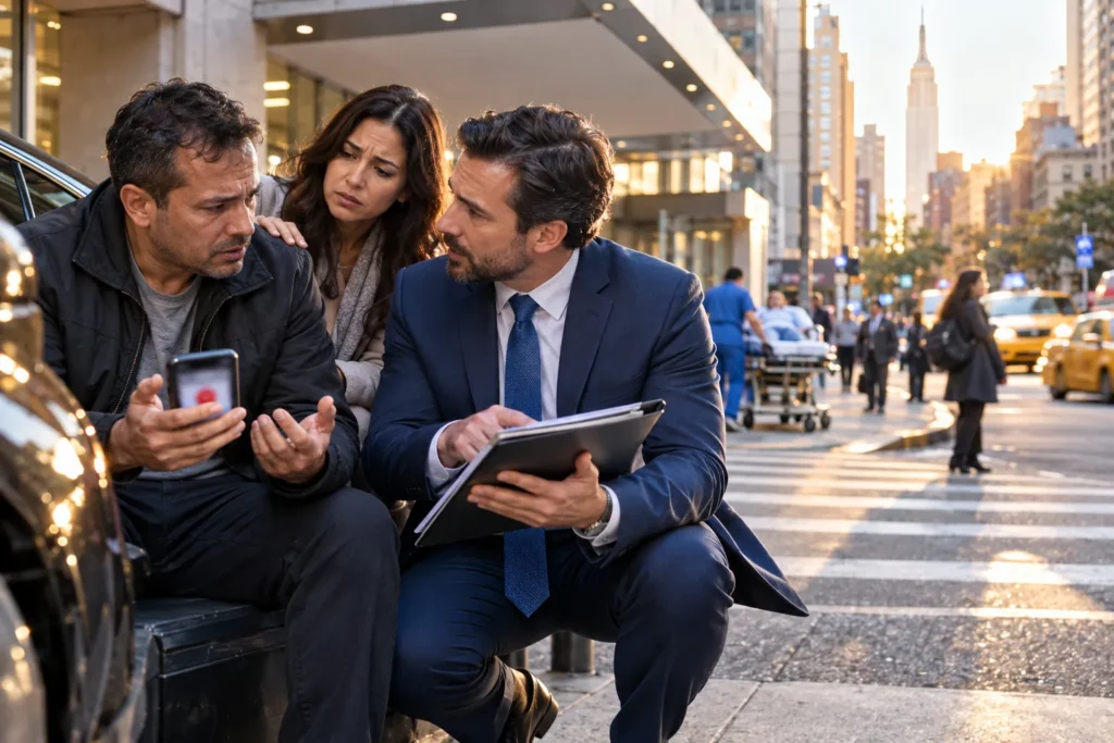 Uber driver liability insurance attorney NY