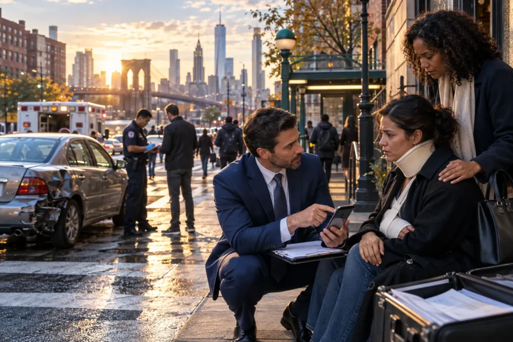 Uber uninsured motorist claim NY