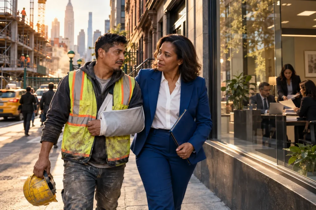 undocumented worker construction injury rights NY