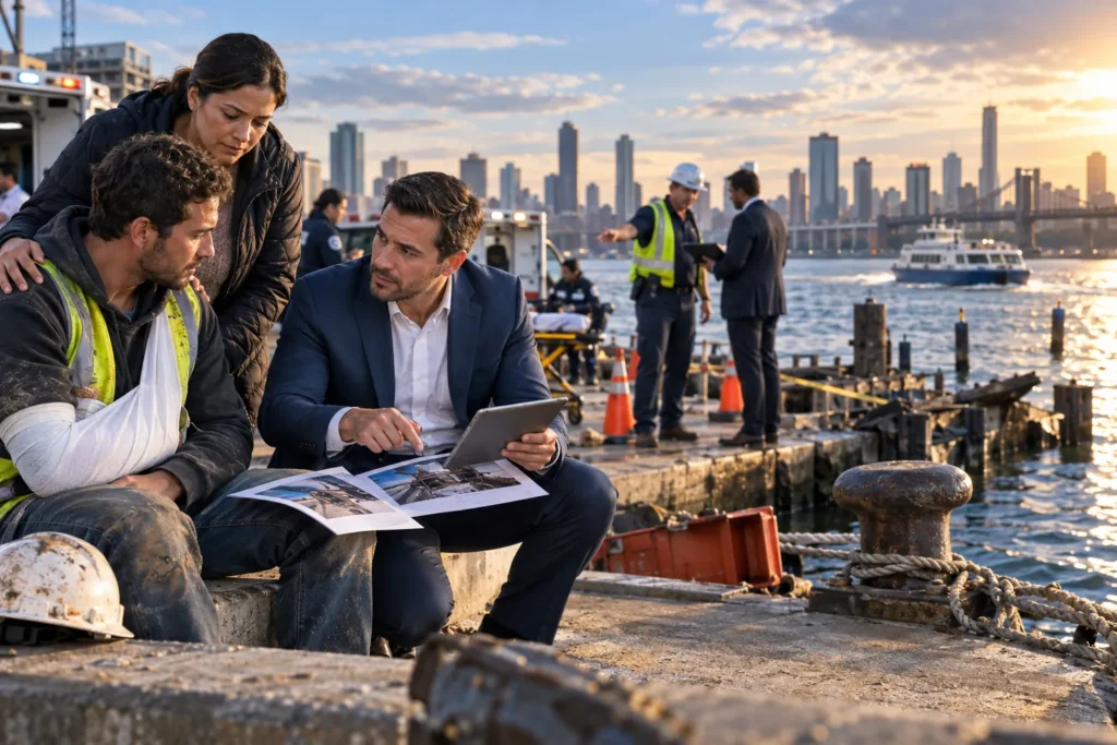 waterfront construction injury lawyer Queens
