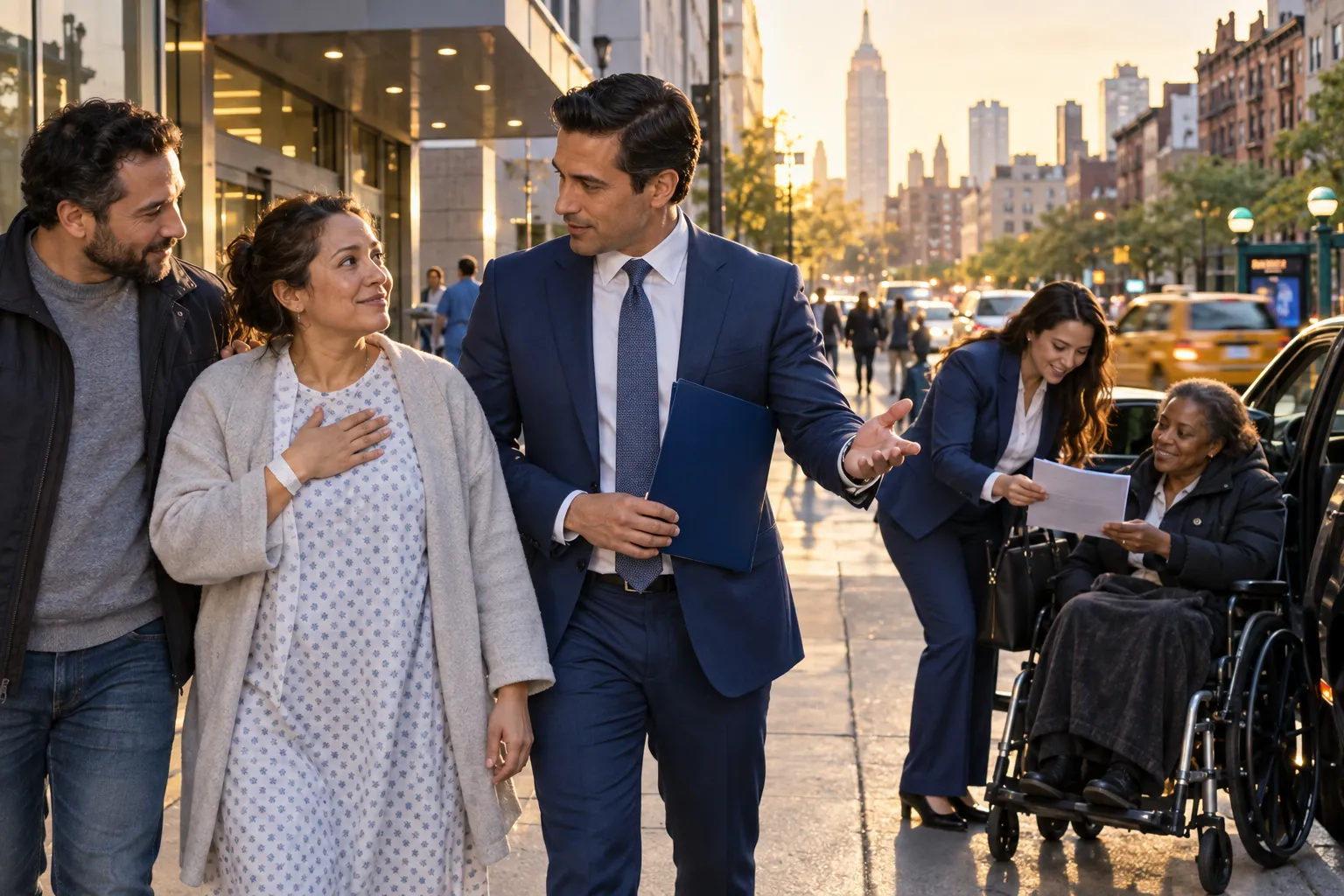 New York surgical error lawyer guiding injured client toward justice and support
